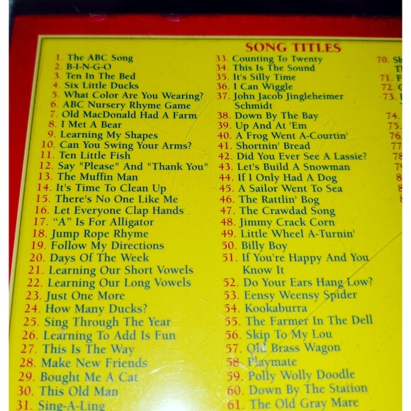 Vintage 2002, 102 Children's Songs [2002] by Twin Sisters (CD, 3 Discs Set) NEW - Picture 4 of 7